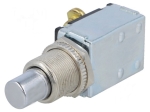 A3-27A-07 Бутон SPST-NO 15A/12VDC OFF-(ON)