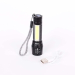 Светодиоден фенер 511 Mini 2 LEDS , Алуминиев корпус, компактен дизайн, черен