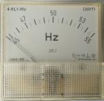 Честотомер 220V 45 - 55 Hz, аналогов панелен 96x96mm
