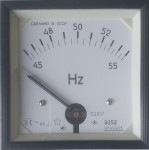 Честотомер 220V 45-55Hz 96/96mm