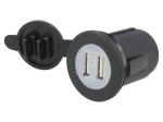 Автомобилно захранване 5V/2.1A USB A гнездо x2