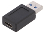 USB 3.0 Преходник GOOBAY, USB A мъжки - USB Type-C женски