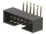 Гнездо IDC мъжко PIN: 10, 90° THT gold flash, 2mm