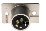 Neutrik Гнездо КАНОН XLR мъжки, PIN 4, прав, запояване