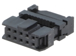 CA2110SA100 съединител IDC Щепсел, женски, PIN 10, за лентов кабел, 1.27mm