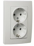 Контакт двоен висок MAKEL Lilium Natural Kare БЯЛ 32001057
