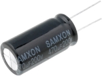 470uF 200V 18x35mm 105°C Кондензатор електролитен KM470/200 SAMXON