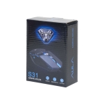 Геймърска мишка Aula S31, Оптична, 4D, RGB