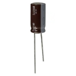 1200uF/10V 10x20mm 105°C Кондензатор електролитен с нисък импеданс UNITED CHEMI-CON KY
