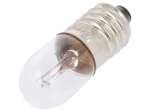 LAMP E10/24/50 Лампа E10 24VDC 50mA, цилиндричен Стъкл.балон, 1,2W
