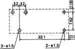 Реле JS-24N-K FUJITSU бобина 24VDC