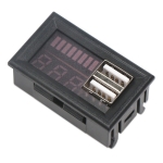 КИТ ИНДИКАТОР НА ЗАРЯД АВТО 12V + ВОЛТМЕТЪР + ЗАРЯДНО ЗА ТЕЛЕФОН