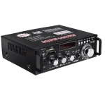 Усилвател с FM радио, USB/MP3, Bluetooth, КАРАОКЕ
