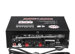 Усилвател с FM радио, USB/MP3, Bluetooth, КАРАОКЕ