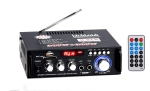 Усилвател с FM радио, USB/MP3, Bluetooth, КАРАОКЕ