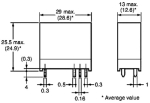 Реле OMRON G2R-1-E 24VDC SPDT, бобина 24VDC