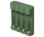 Зарядно устройство за батерии GP BATTERIES B421 + 4бр батерии NiMH 1.2 V AA/R6 2100mAh GP RECYKO
