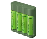 Зарядно устройство за батерии GP BATTERIES B421 + 4бр батерии NiMH 1.2 V AA/R6 2100mAh GP RECYKO