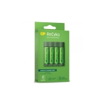 Зарядно устройство за батерии GP BATTERIES B421 + 4бр батерии NiMH 1.2 V AA/R6 2100mAh GP RECYKO