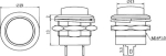 бутон  R13-507A-05BR OFF-(ON)