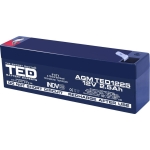 АКУМУЛАТОР TED ELECTRIC 12V/2.5Ah 178.5/35/60mm
