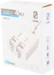 Зарядно за телефон 4xUSB 4000mA 110-220V YOURZ YZ-CL4