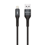 Кабел за данни DE-C38i, Lightning, 1.0m, черен