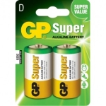 Алкална батерия SUPER LR20 1.5V GP 2бр. бл.
