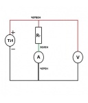 Комбиниран волтметър и амперметър 4.5V - 30V DC, 10A