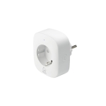 Смарт контакт DELTACO SH-P01E, 10А, WIFI 2.4GHZ, 1XCEE 7/3, следене на ел. консумация