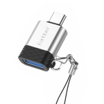 Преходник Earldom ET-OT64, USB F към Type-C, OTG, сребрист