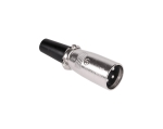Мъжки канон XLR за монтаж на кабел. 3pin