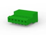 AMP 640443-6 Щепсел, проводник-платка, женски, PIN6, 2,54mm, IDC, 22AWG