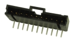 Съединител платка-проводник, гнездо, мъжки , 10pin, ъглови 90° 2.54mm