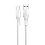 Кабел за данни DeTech DE-44C2, Type-C, 2.0m, Бял