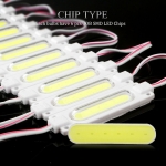 Светодиоден модул 1 COB LED, 0.75W, 12VDC студено бял