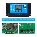 Контролер за Слънчев Панел 12V/24V-10A, USB изход 5V