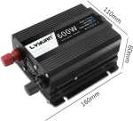 ТРАНСФЕРТЕР ИНВЕРТОР 600W 12V/230V 2 USB LVYUAN F-600A