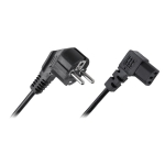 Захранващ кабел за компютър ъглов CEE 7/7, 10A/250V 1.5м.
