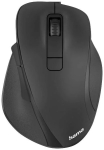 БЕЗЖИЧНА ОПТИЧНА МИШКА HAMA MW-500 RECHARGE, ЧЕРНА, 6 БУТ.,800/1200/1600 DPI, БЕЗШУМНА