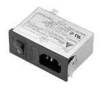 Delta Electronics 06AK2D IEC-320 C14 + EMI Filter + DIP Switch