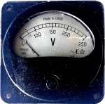 Волтметър 250V AC 80*80мм
