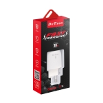 Мрежово зарядно устройство DeTech DE-32, 18W, 2xUSB