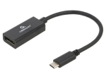 Кабел GEMBIRD usb-c мъжко - DisplayPort женски, ultra hd, 4k, 0.15м.