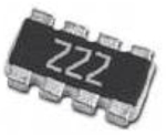 Резисторна матрица SMD 1206 4x1 Mohm YAGEO YC164-JR-071ML