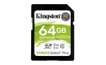 Карта памет Kingston Canvas Select PLUS SD 64GB, CLASS 10 UHS-I
