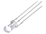 Светодиод 5mm, двуцветен червен/син, 30°, OSRBMC5B31A-12V
