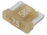 Автопредпазител ESKA 11mm, 7.5A, 58V DC