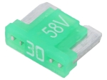 Автопредпазител ESKA 11mm, 30A, 58V DC