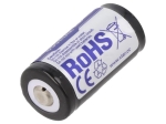 Акумулаторна батерия 16340 3.7V, 650mAh, ф16x34mm, 1.95A, Li-ion XTAR